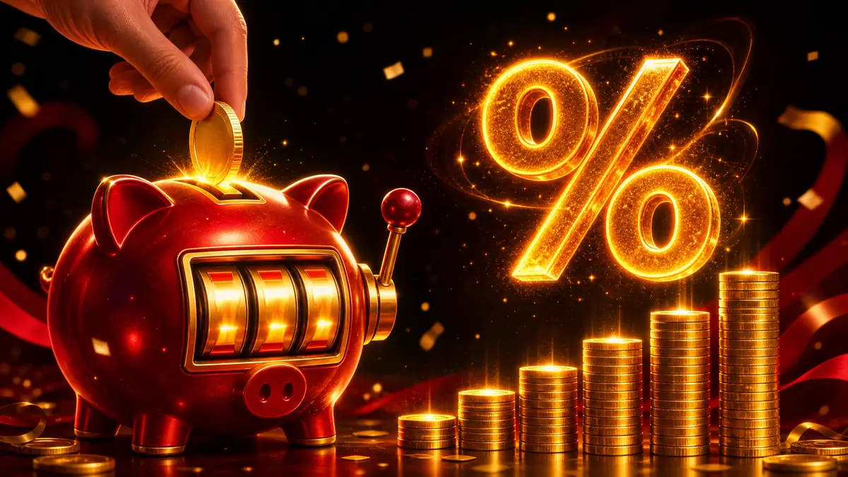 Ilustrasi bonus deposit pertama Koko5000 dengan koin emas